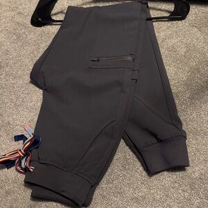 Figs Zamora Gray Rainbow Scrub Pants